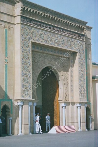 Entrance to Royal Palace, Casablanca